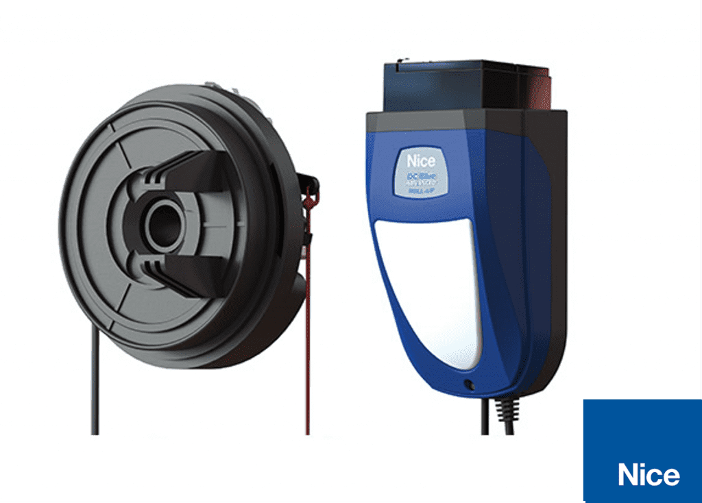 Nice rollup garage door motor